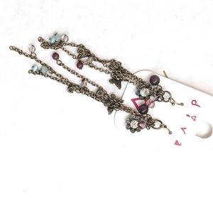 FREE w/bundle Vintage chain beaded long earrings